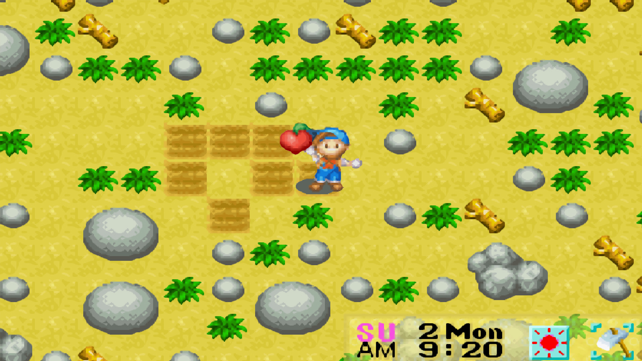 Finding the Power Berry on the farm | Harvest Moon: Friends of Mineral Town