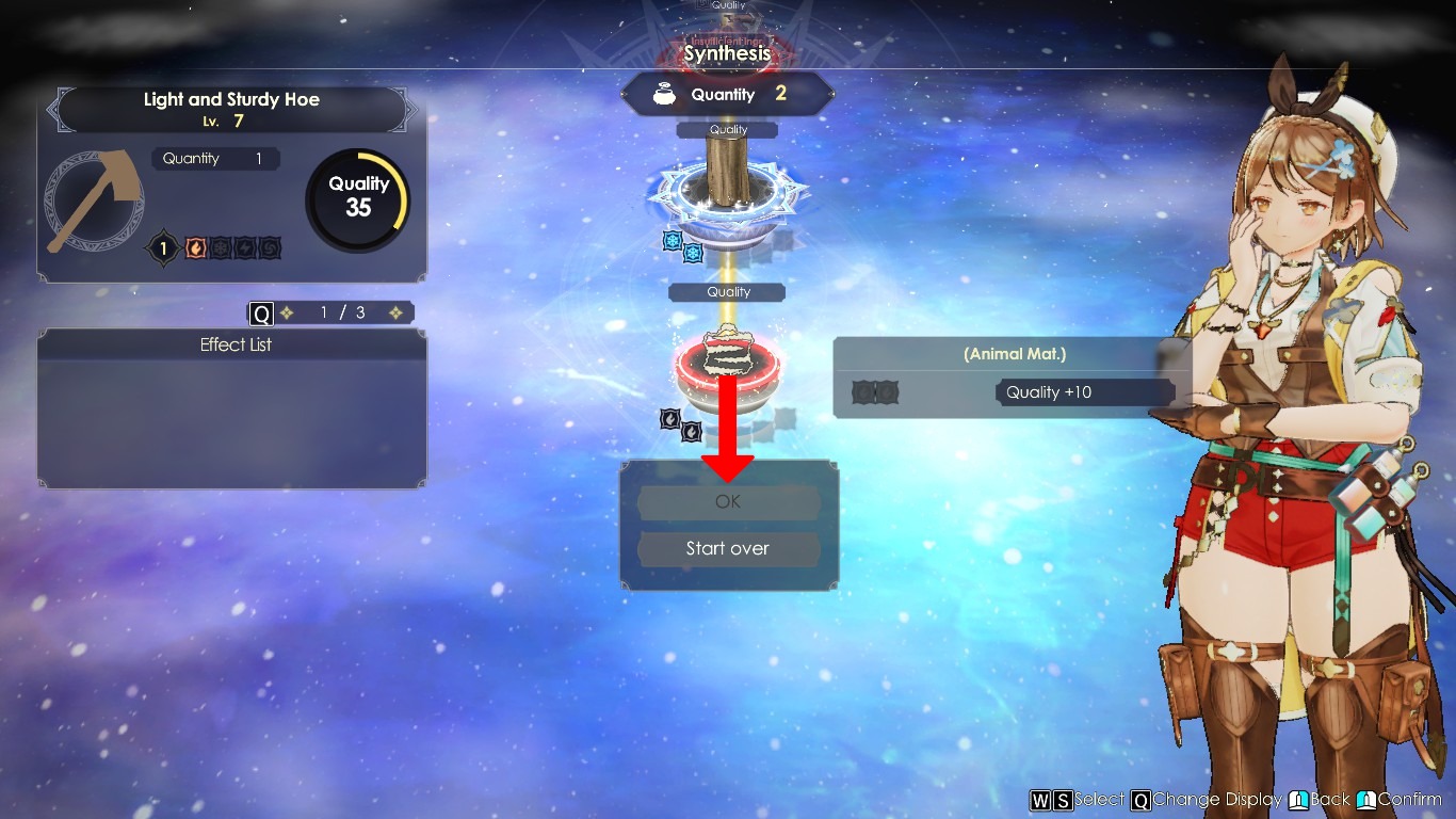 Completing the Light and Sturdy Hoe’s recipe | Atelier Ryza 3: Alchemist of the End & the Secret Key