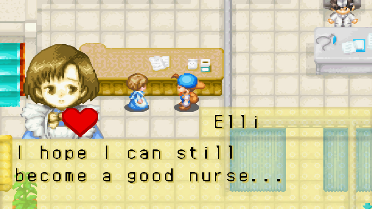 Viewing Elli’s purple heart event | Harvest Moon: Friends of Mineral Town
