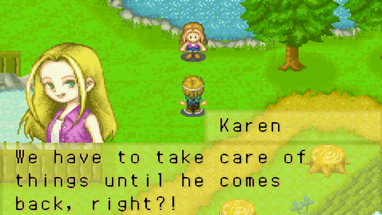 Viewing Karen and Rick’s black rival heart event | Harvest Moon: Friends of Mineral Town
