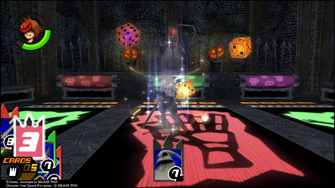 Always keep an eye on the color of the dice (1) | Kingdom Hearts Re:Chain of Memories