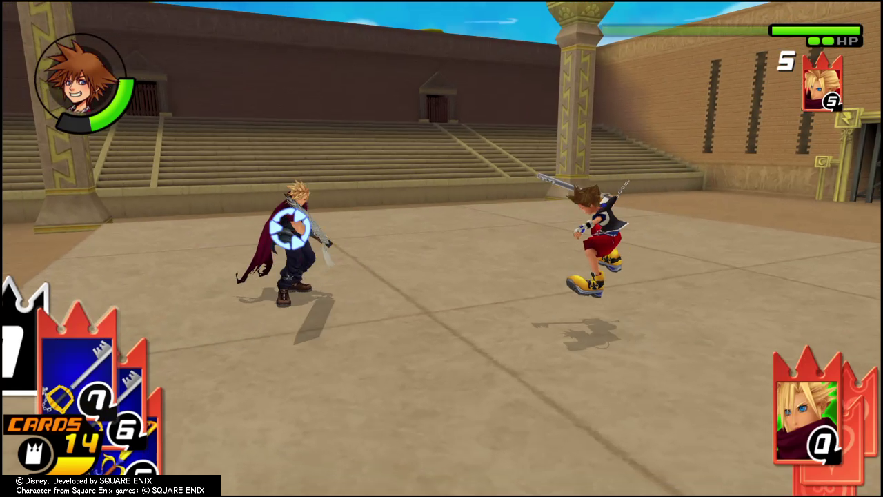 There’s no fancy arena gimmicks in this fight, just you and him | Kingdom Hearts Re:Chain of Memories