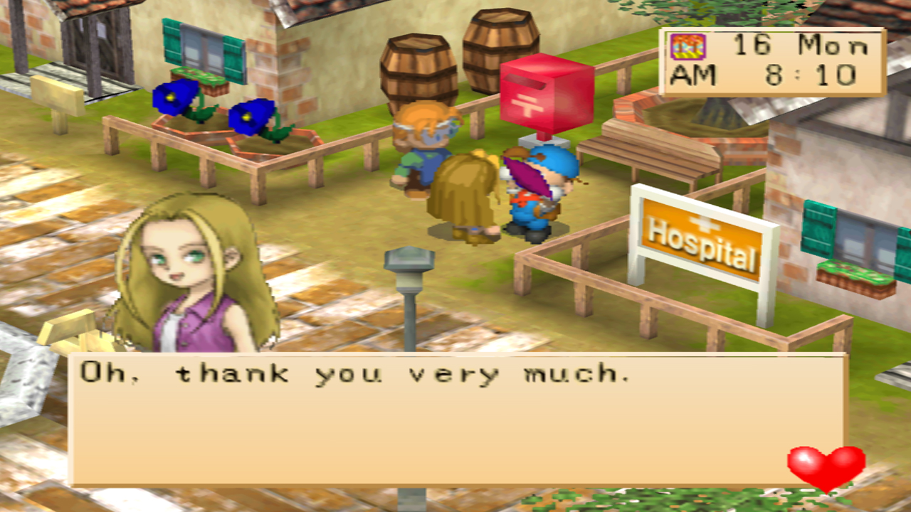 Karen likes sweet potatoes | Harvest Moon: Back to Nature