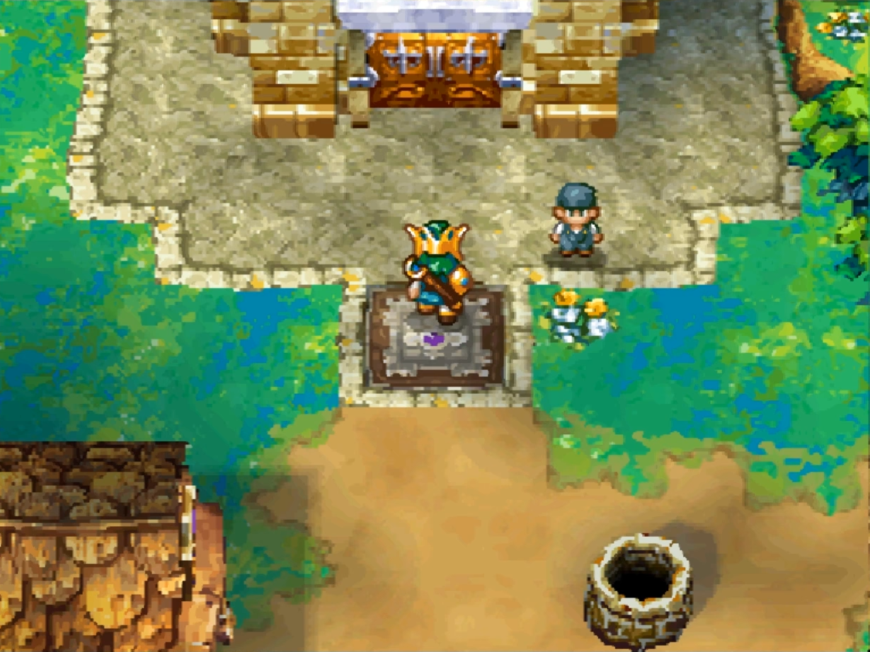 Use the Flute of Revelation while standing here | Dragon Quest IV
