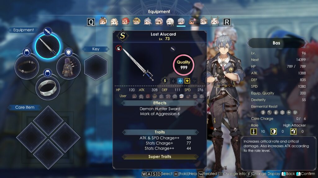 Bos equipped with his ultimate weapon, Lost Alucard | Atelier Ryza 3: Alchemist of the End & the Secret Key