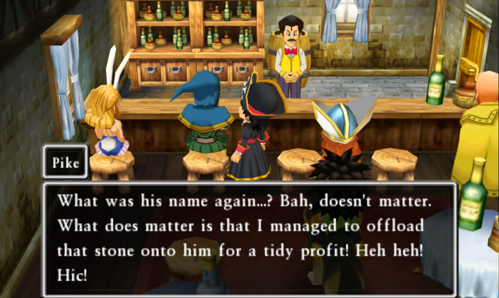 Pike sold the stone to Bulgio | Dragon Quest VII
