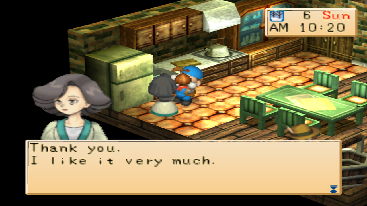 Anna likes onions | Harvest Moon: Back to Nature