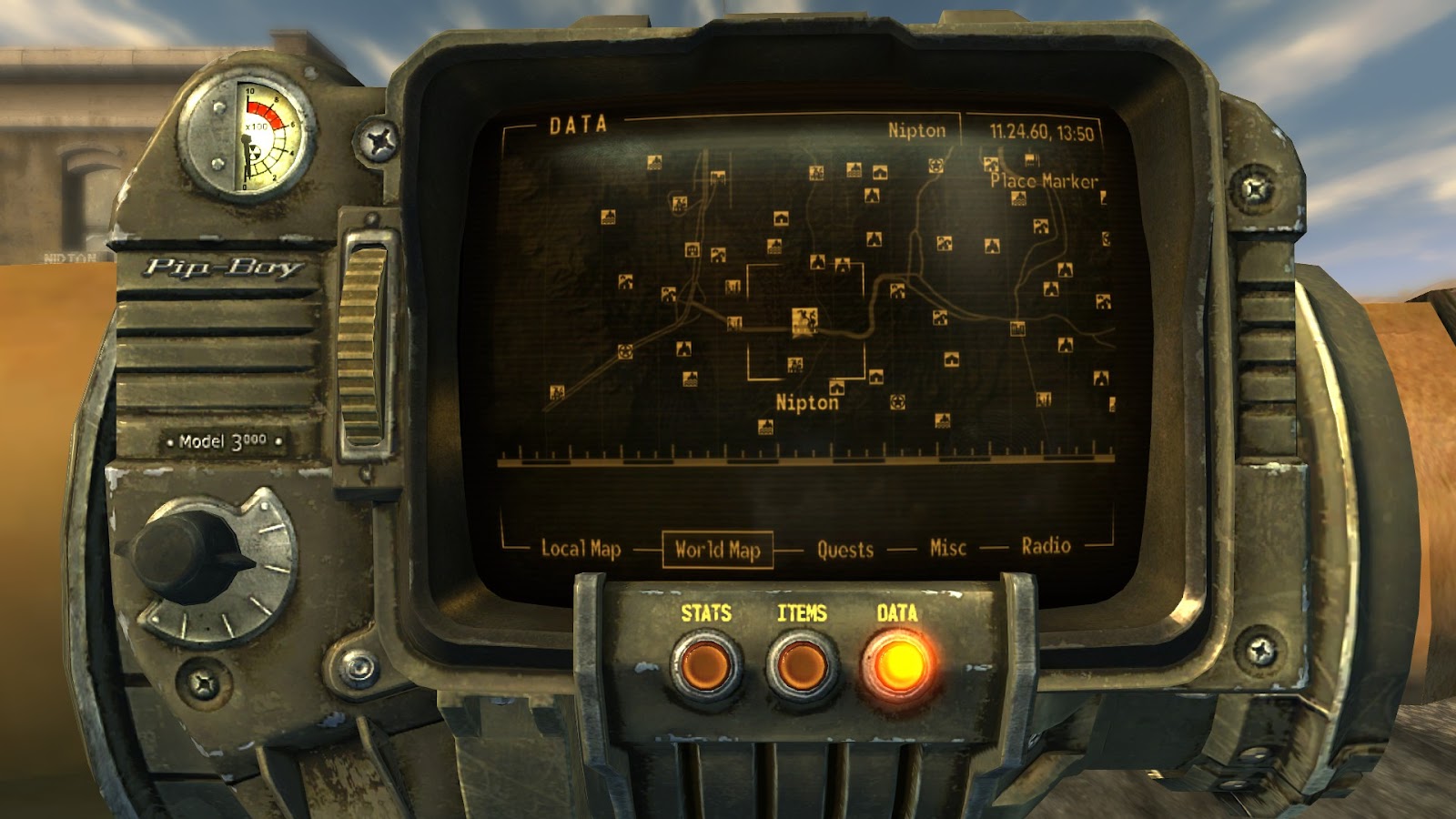 Nipton on the world map | Fallout: New Vegas