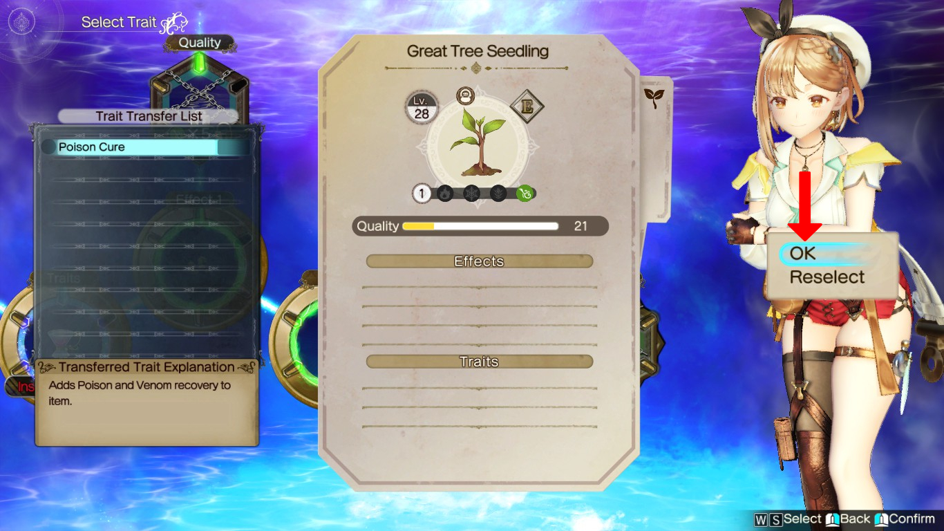 Completing the Great Tree Seedling recipe | Atelier Ryza 2: Lost Legends & the Secret Fairy