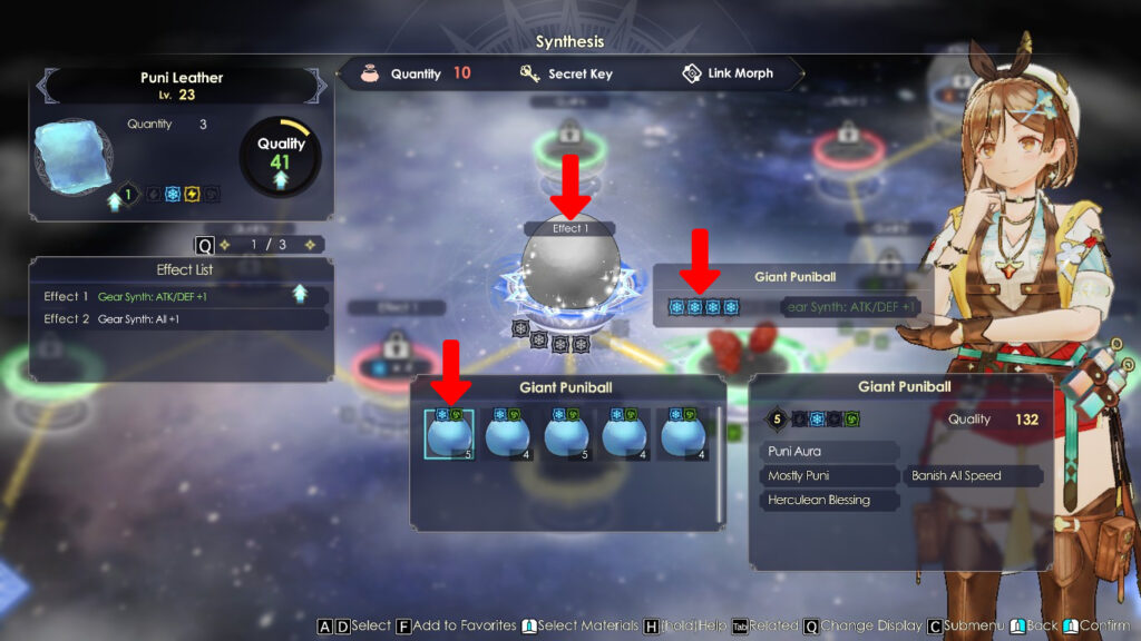 Inserting a Giant Puniball in the first Effect 1 loop | Atelier Ryza 3: Alchemist of the End & the Secret Key