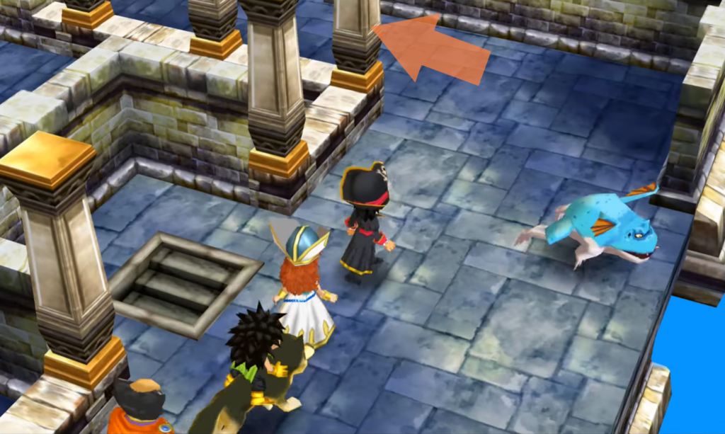 Take this path to reach the next floor (1) | Dragon Quest VII