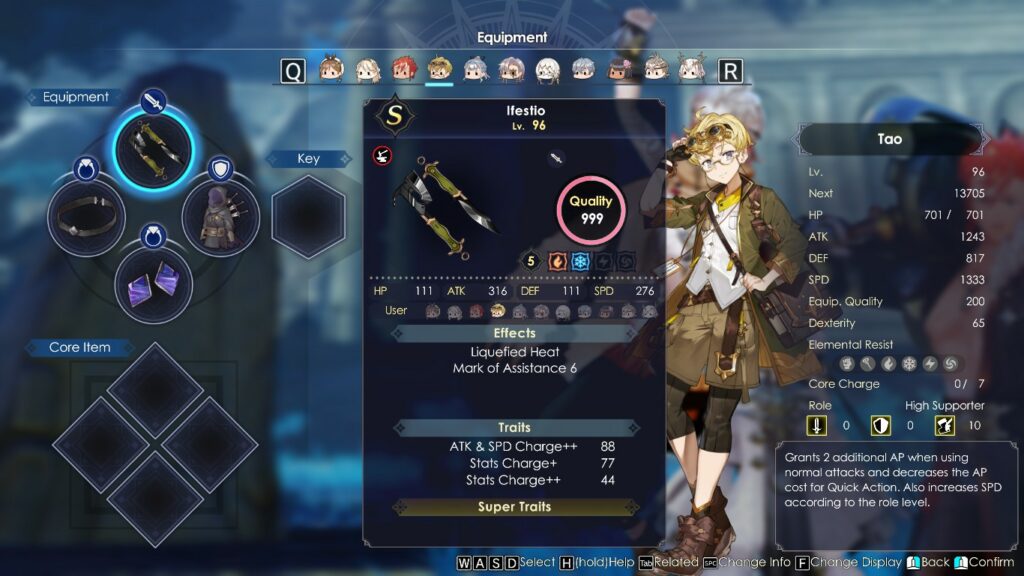 Tao equipped with his ultimate weapon, Ifestio | Atelier Ryza 3: Alchemist of the End & the Secret Key