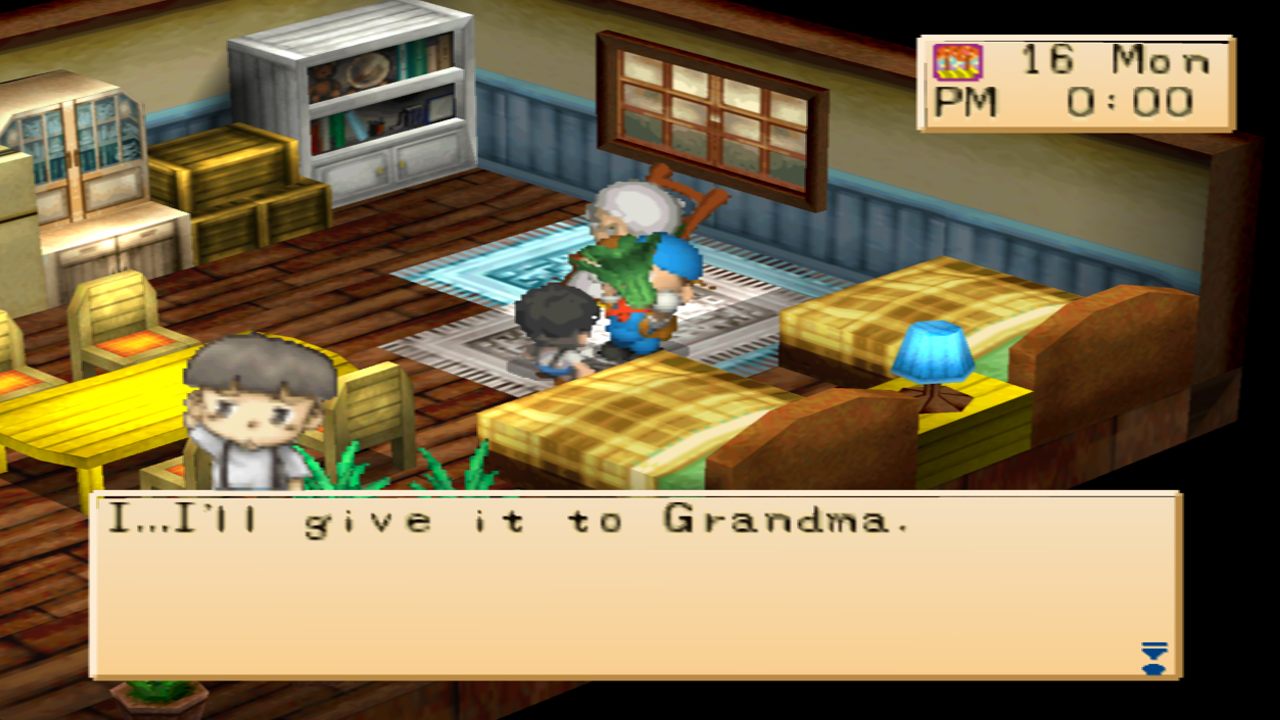 Stu does not like spinach and other vegetables | Harvest Moon: Back to Nature