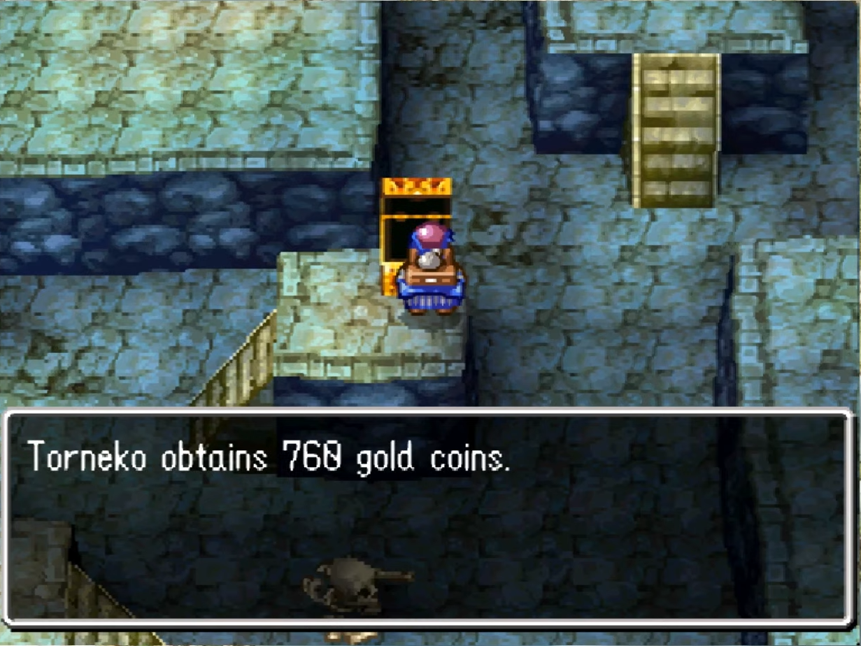 Grab all the treasure from this room and get to the next floor (1) | Dragon Quest IV