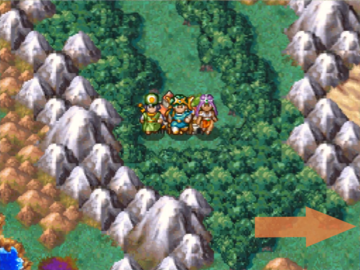 Head this way to find the Baron’s Folly (1) | Dragon Quest IV