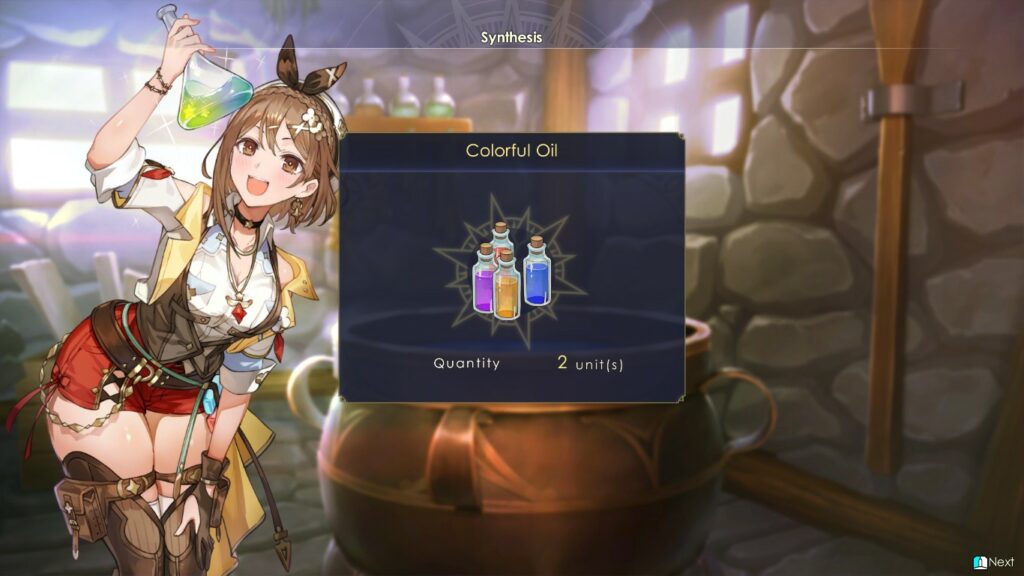 Synthesizing the Colorful Oil | Atelier Ryza 3: Alchemist of the End & the Secret Key