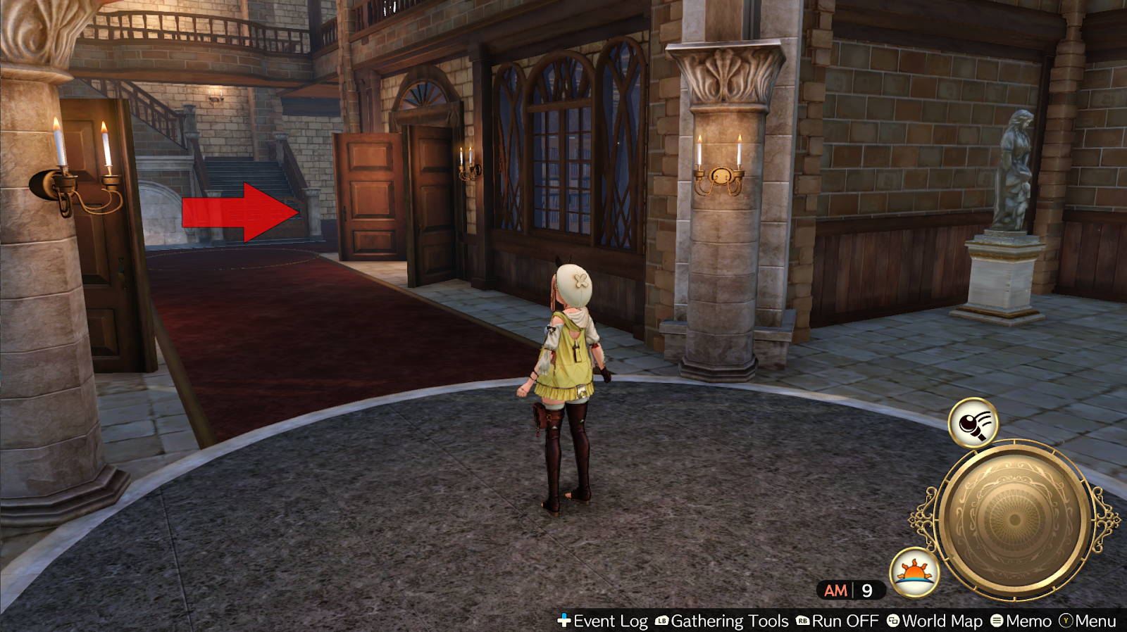 Once in Valentz Manor, head into the room on your immediate right | Atelier Ryza: Ever Darkness & the Secret Hideout