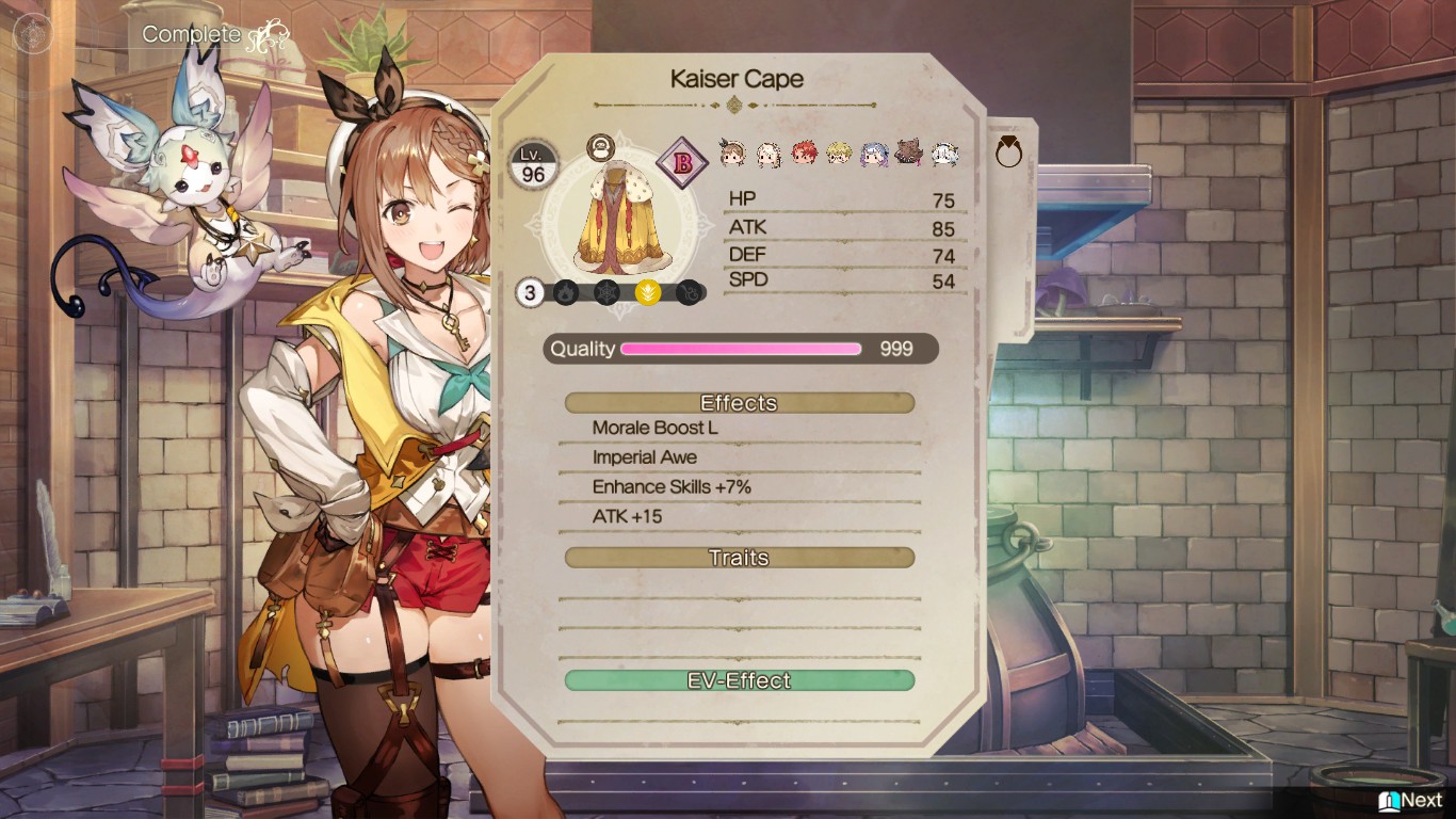 Rebuilding a Kaiser Cape with all effects | Atelier Ryza 2: Lost Legends & the Secret Fairy