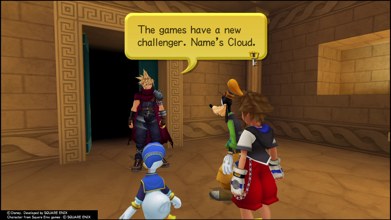 Shortly after meeting Cloud, you’ll get the card that will take you to his Boss fight (1) | Kingdom Hearts Re:Chain of Memories