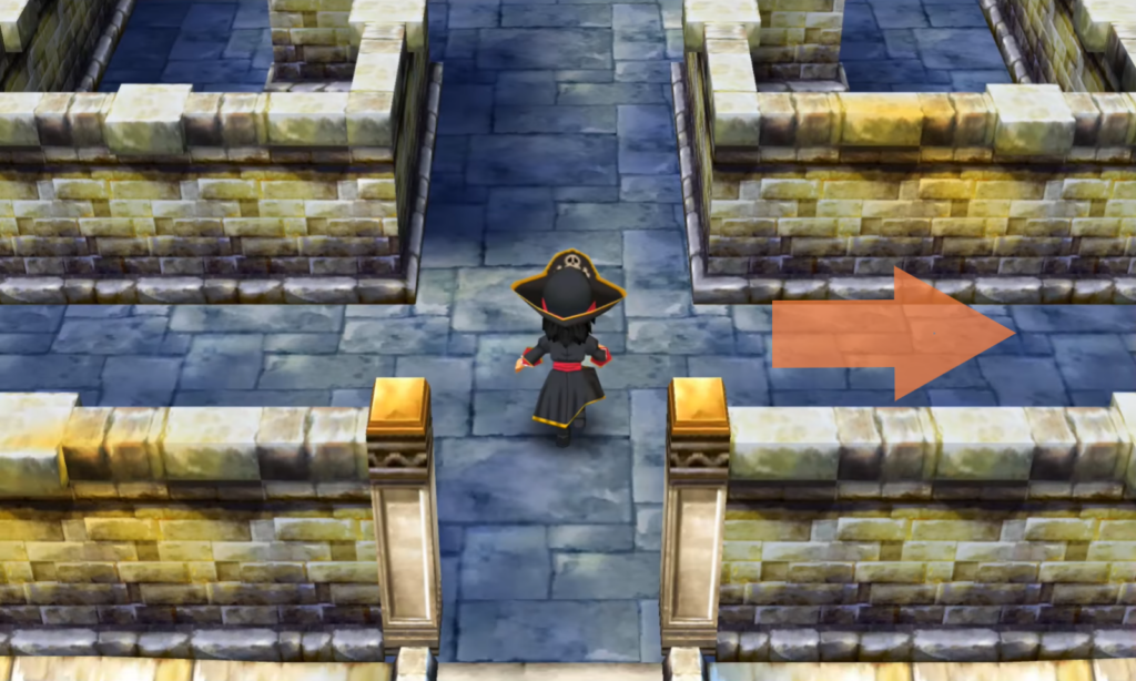 The stairs to the second floor are here. (1) | Dragon Quest VII