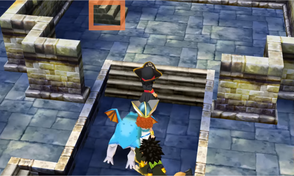The stairs to the second floor are here. (2) | Dragon Quest VII