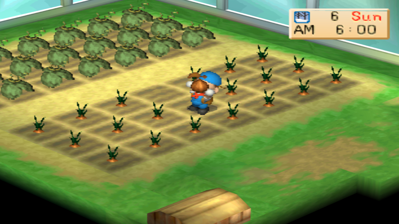 Harvesting onions inside the hothouse | Harvest Moon: Back to Nature