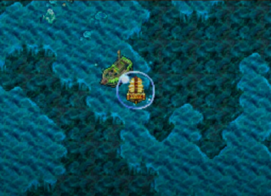Sunken Ship directly north 1 | Dragon Quest VI