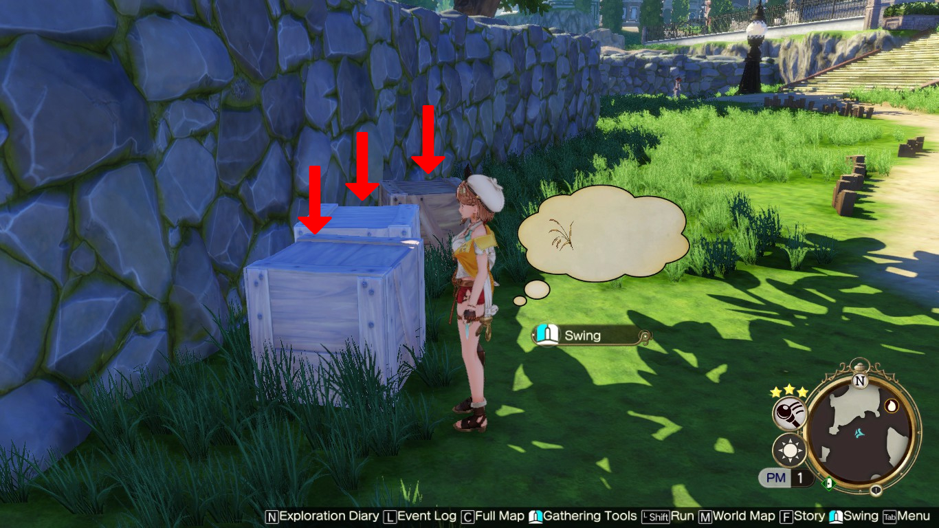 Collecting Wasser Wheat at the Klares Farming District | Atelier Ryza 2: Lost Legends & the Secret Fairy