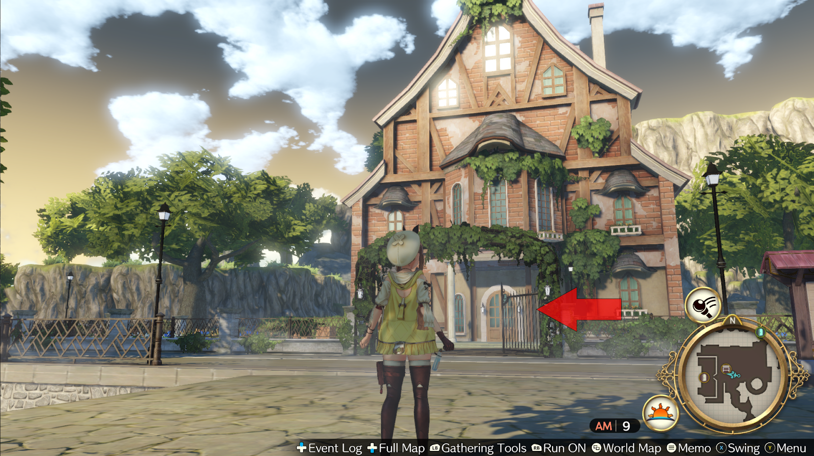Keep heading northeast and you'll see Valentz Manor | Atelier Ryza: Ever Darkness & the Secret Hideout