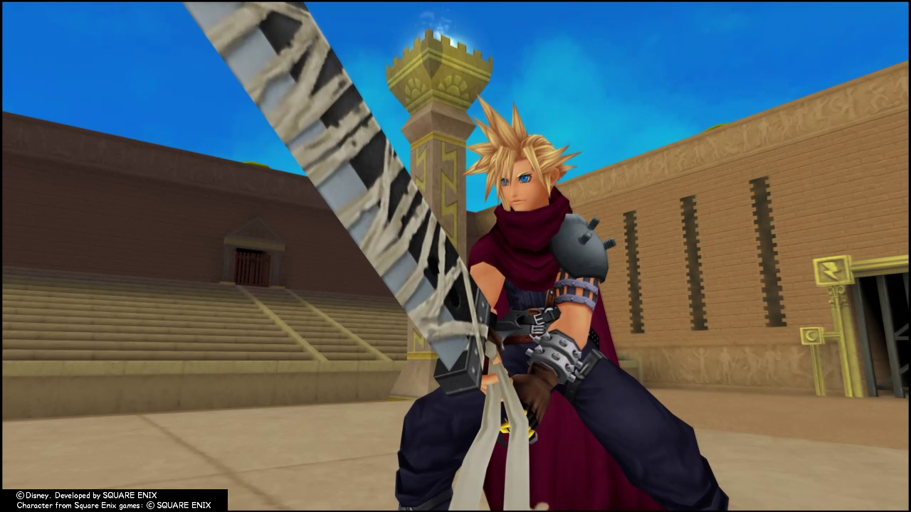 Kingdom Hearts Re:Chain of Memories: Cloud Boss Fight