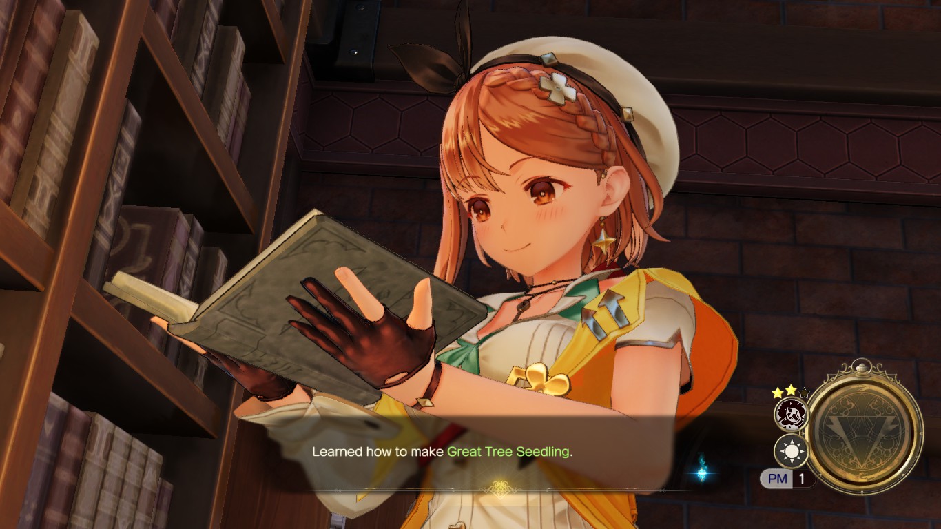 Learning the recipe for the Great Tree Seedling | Atelier Ryza 2: Lost Legends & the Secret Fairy