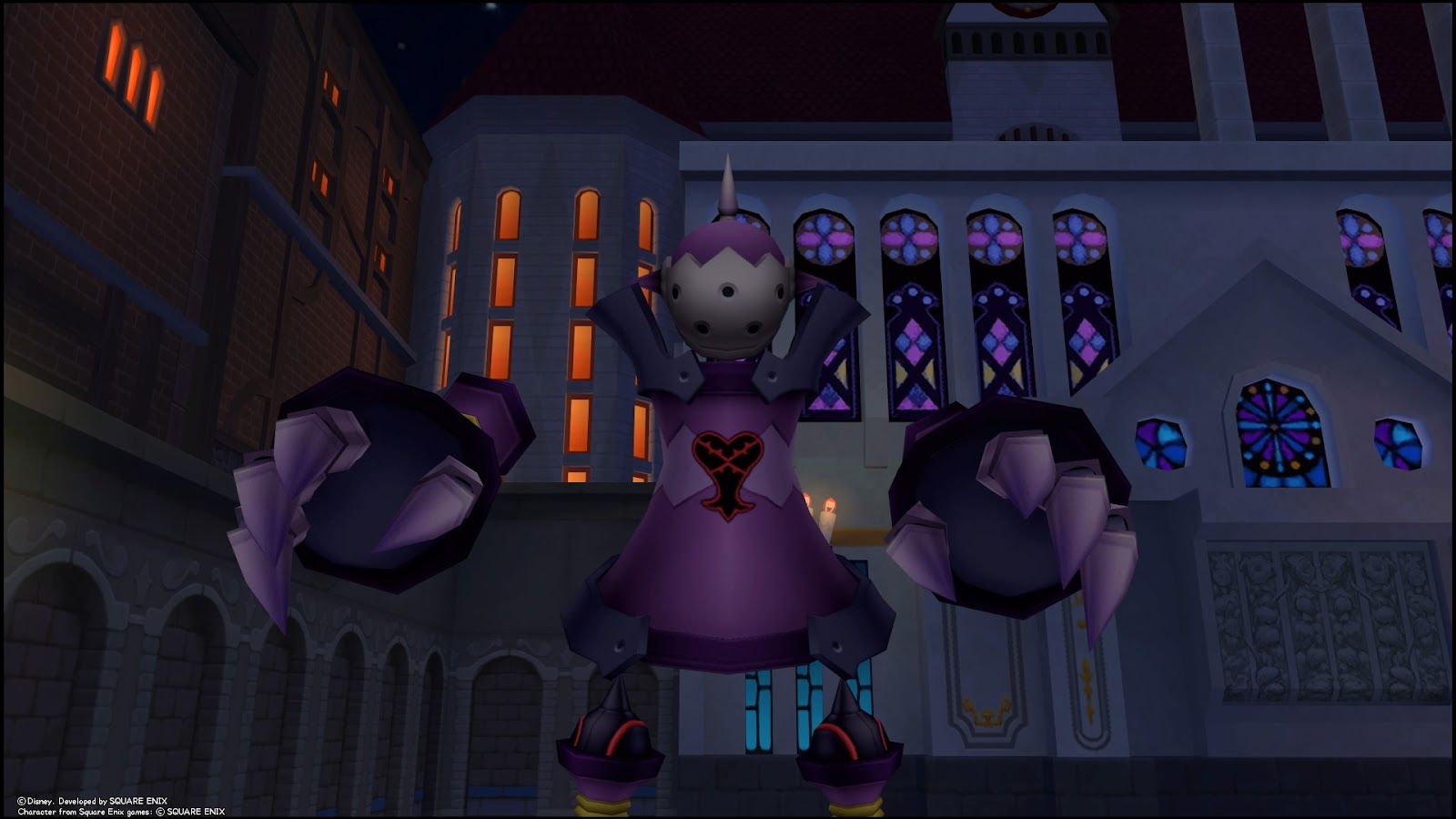 Guard Armor is fought in the same arena as he was in Kingdom Hearts | Kingdom Hearts Re:Chain of Memories