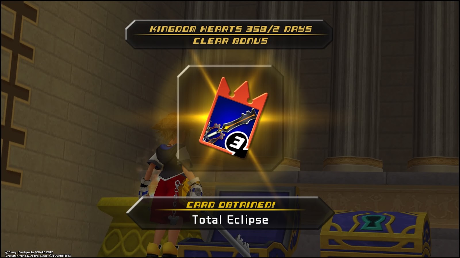 Total Eclipse serves the same role as Metal Chocobo, breaking through defenses | Kingdom Hearts Re:Chain of Memories