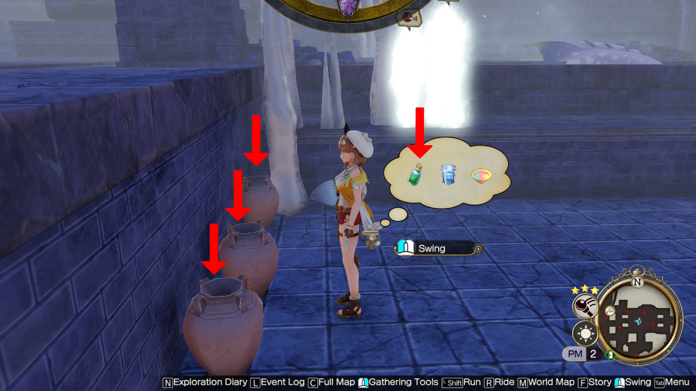 By using your gathering tools you will obtain Ancient Solution | Atelier Ryza 2: Lost Legends & the Secret Fairy