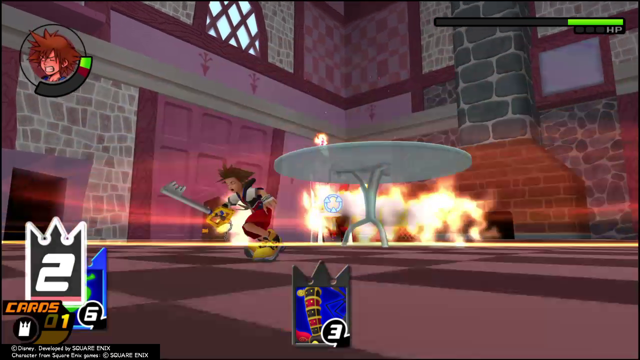 Trickmaster’s shockwave attack feels unrelenting at times | Kingdom Hearts Re:Chain of Memories