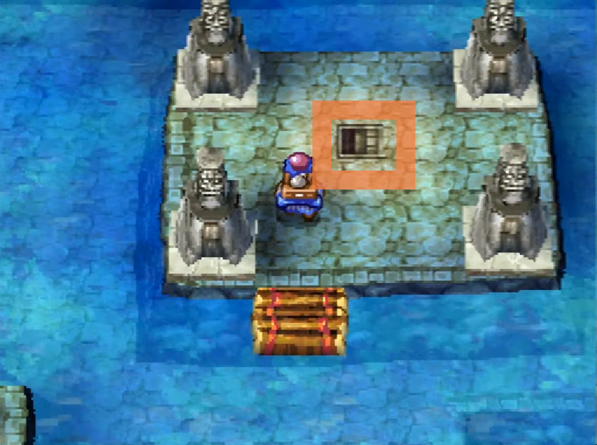 The location of the Silver Goddess Statue (1) | Dragon Quest IV