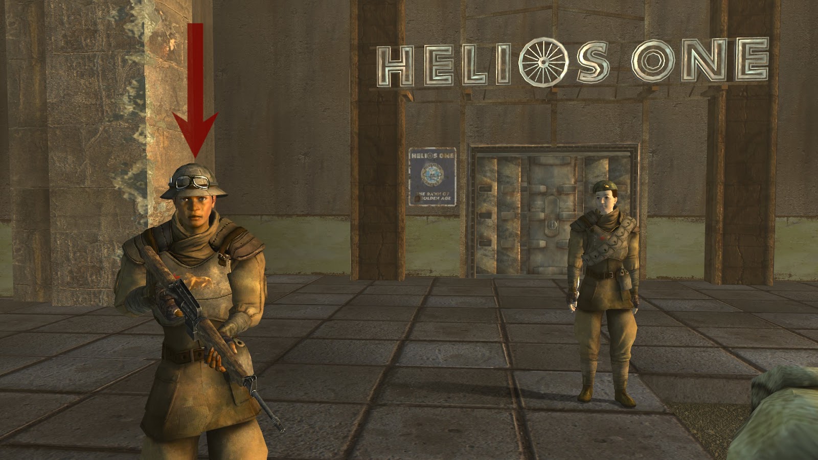 One of the soldiers guarding Helios One | Fallout: New Vegas