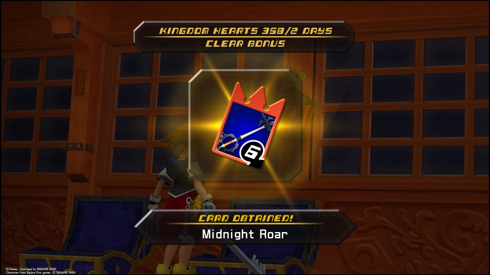 A sleek and powerful Keyblade, Midnight Roar is worth adding to a deck | Kingdom Hearts Re:Chain of Memories