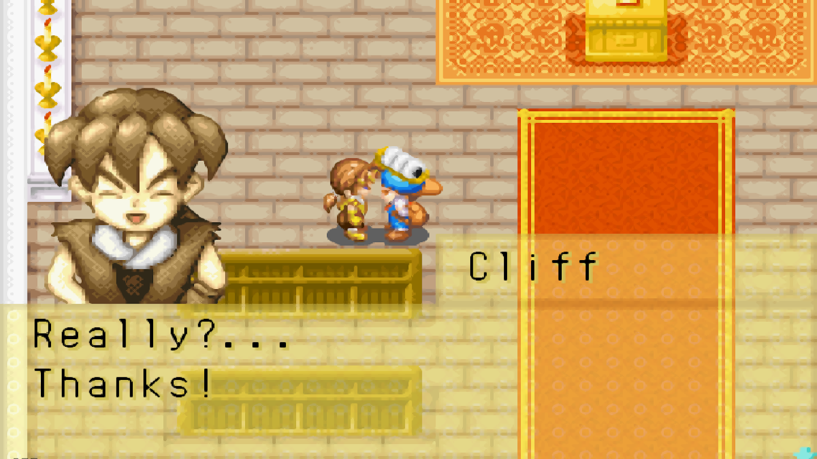 Cliff receives a rice ball as a gift | HM:FoMT