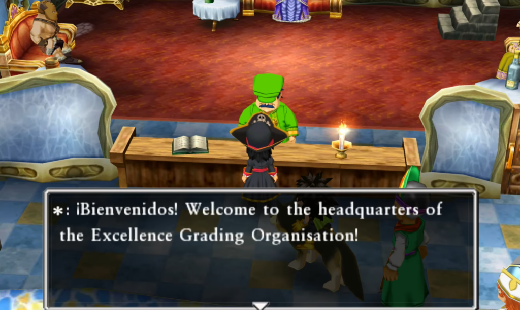 Register a party member for the Wisdom competition and check this board after that (1) | Dragon Quest VII