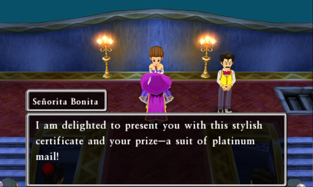 How to win the EGO Style Competition to get the Platinum Mail in Dragon Quest VII