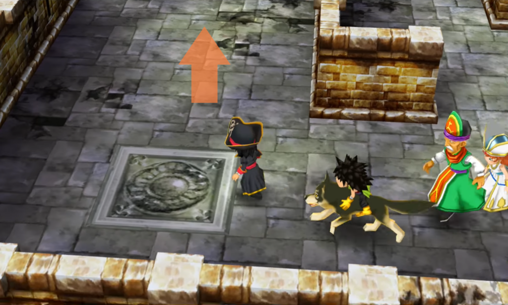 The stairs to the next floor are here (1) | Dragon Quest VII