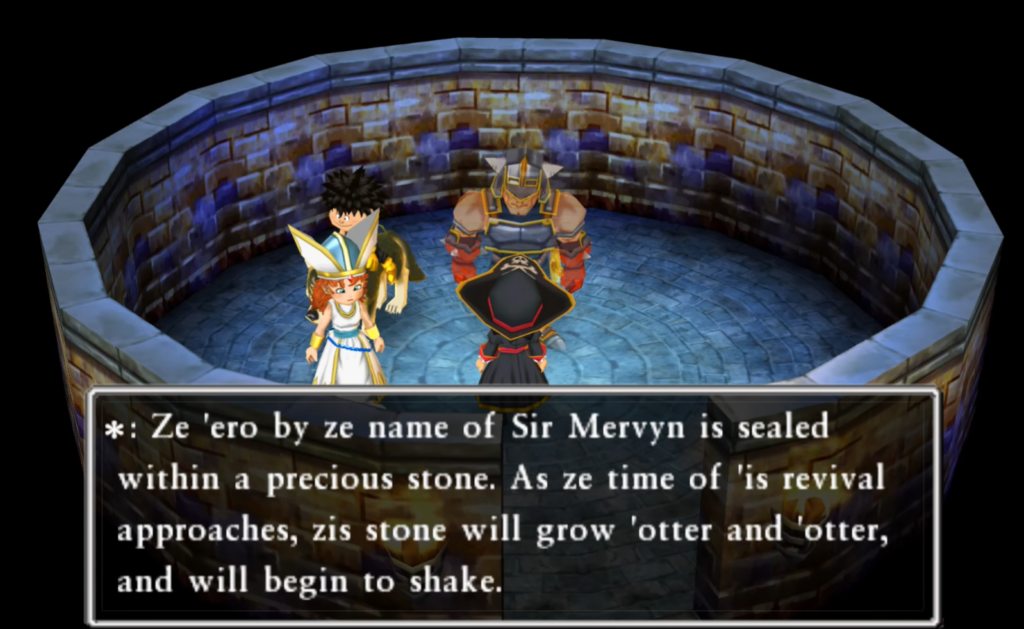 You’ll learn about Sir Mervyn inside this temple (2) | Dragon Quest VII
