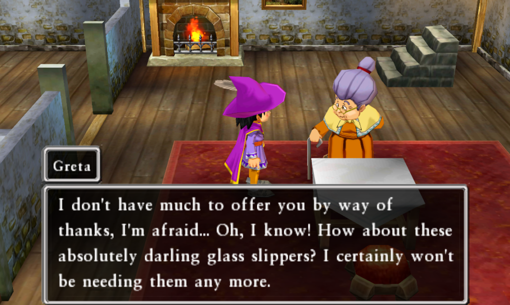 After delivering Greta’s Letter, come back to her to get an extra reward (2) | Dragon Quest VII