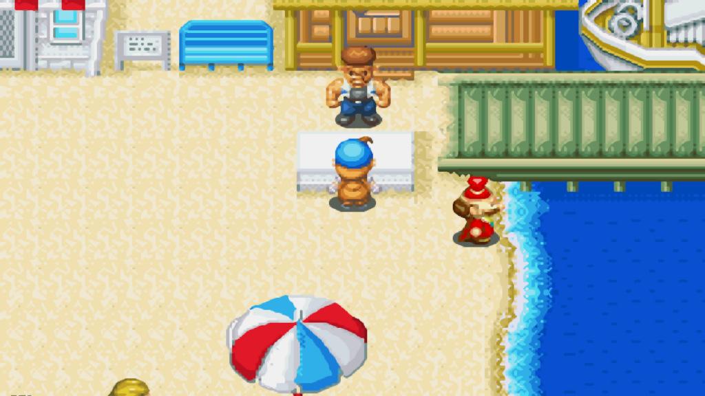 Zack runs the yearly Beach Day festival | Harvest Moon: Friends of Mineral Town