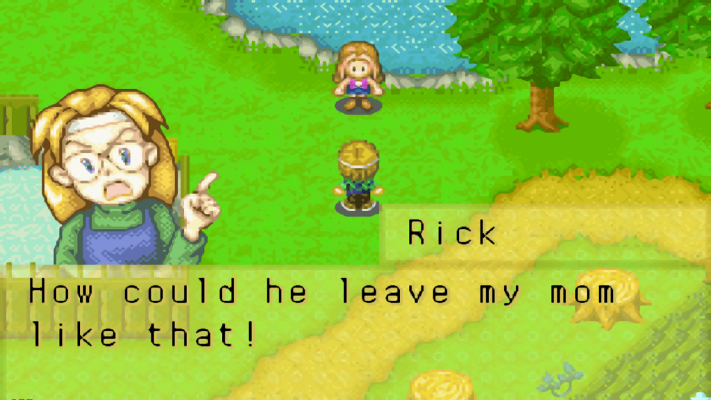 Black heart event with Rick and Karen | Harvest Moon: Friends of Mineral Town