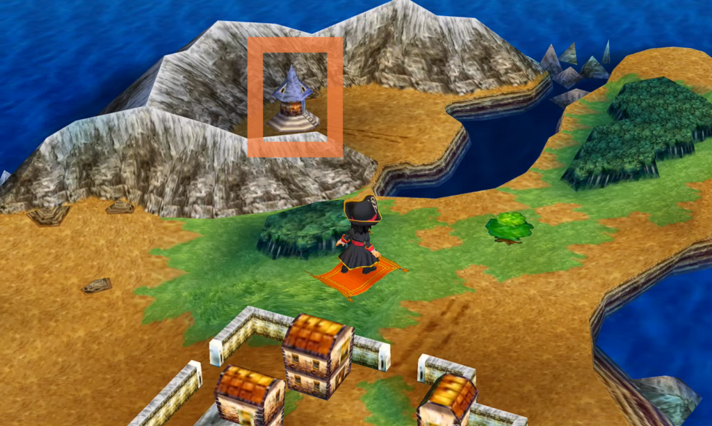 Use the Flying Carpet to get there | Dragon Quest VII
