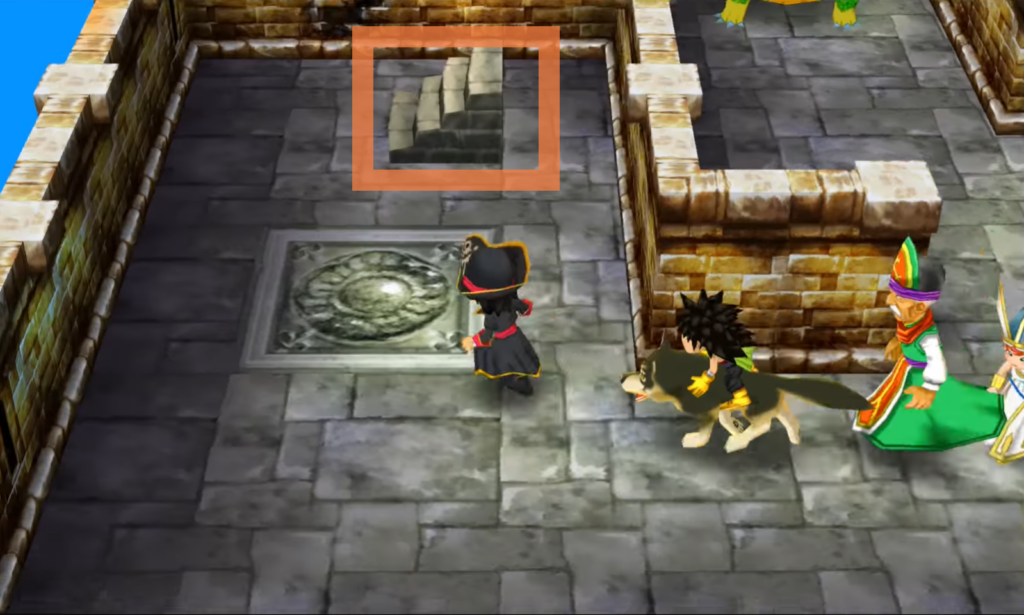 Follow these directions to reach the third floor (3) | Dragon Quest VII