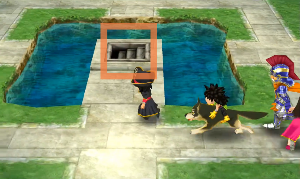 Get to the basement and open this door (1) | Dragon Quest VII 