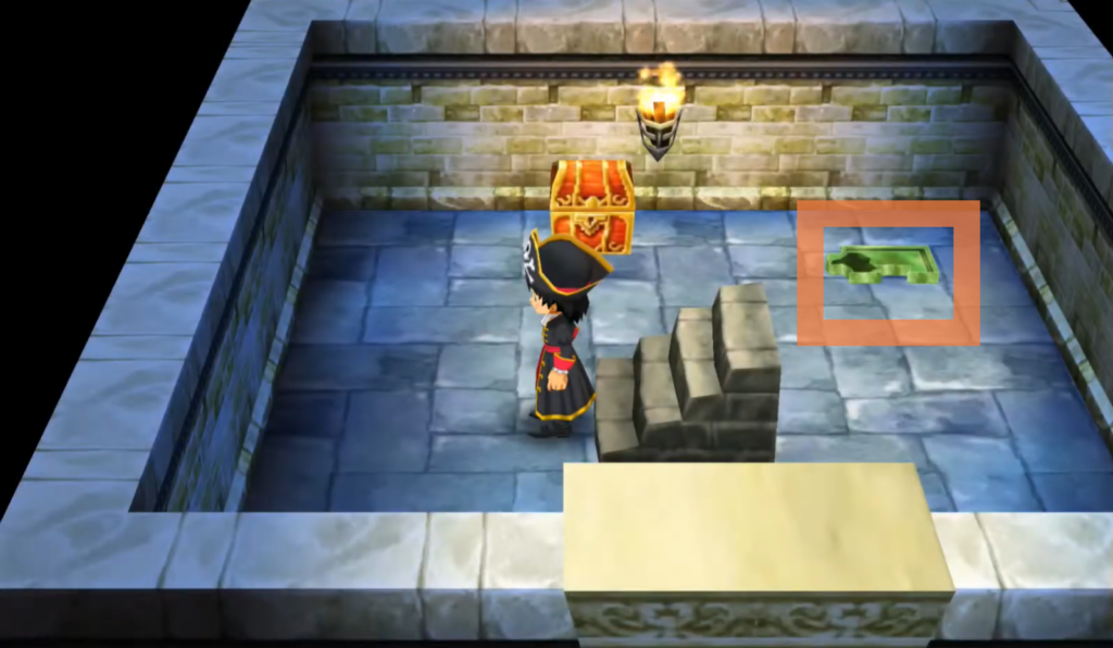 The fourth fragment is down here | Dragon Quest VII